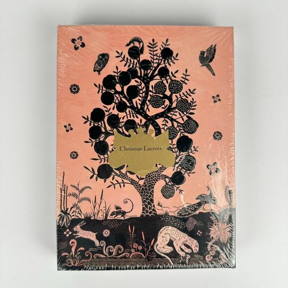 Christian Lacroix Notecard Set 🛸 Bois Paradis Die-cut Notecards - Picture 1 of 3